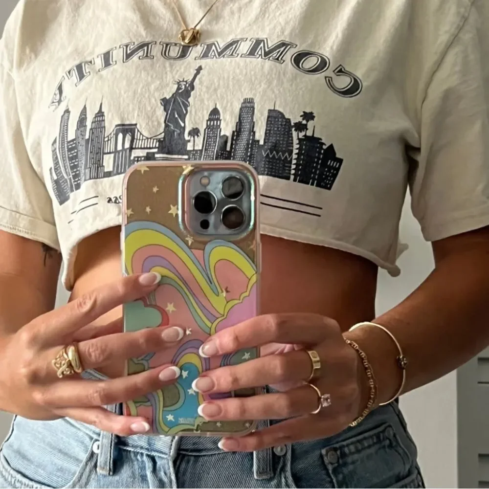 Sonix iPhone 15 Pro Case - Pink and Blue Swirl ‘Illusion’ design